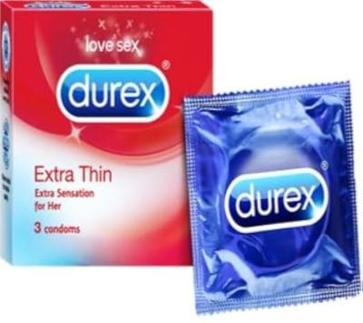 Durex Extra Thin Condoms - 3 Pc