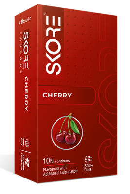 Skore Cherry Flavored Condom (10 Pcs)