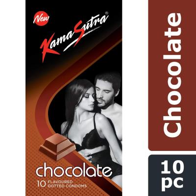 KamaSutra Chocolate Dotted Condom 10N
